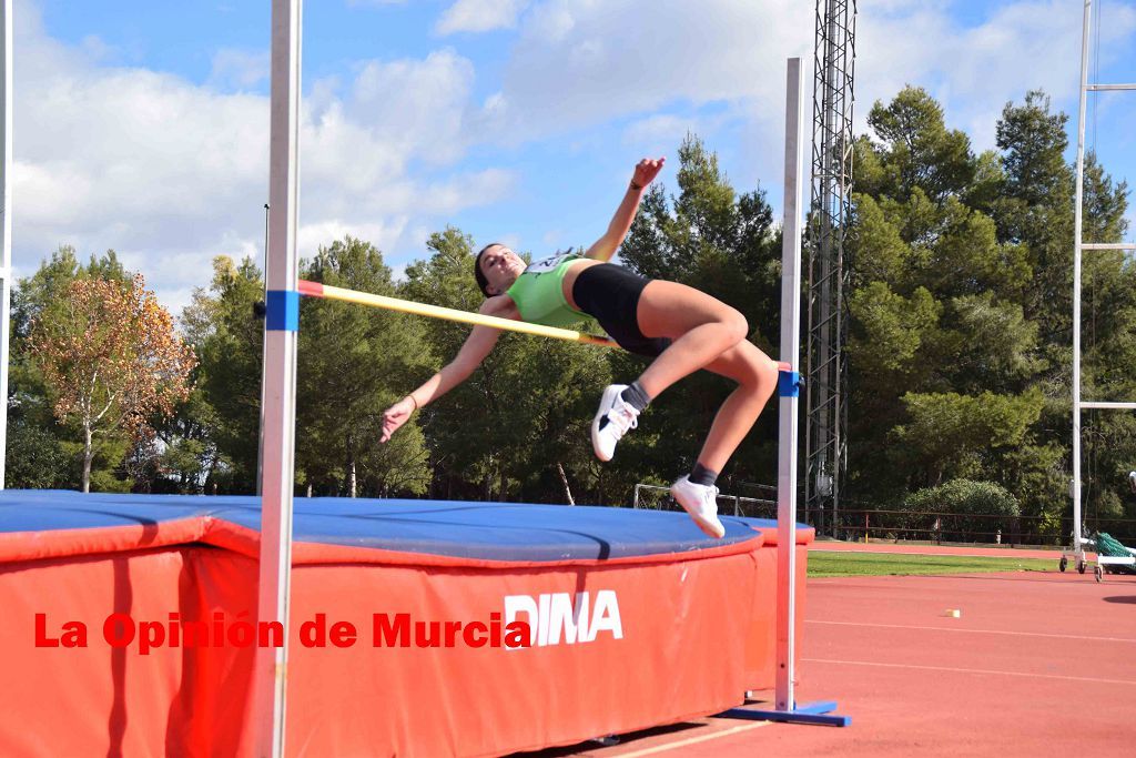 Regional absoluto y sub-23 de atletismo en Lorca (I)