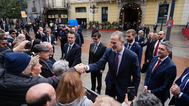El rey Felipe VI visita L'Hospitalet