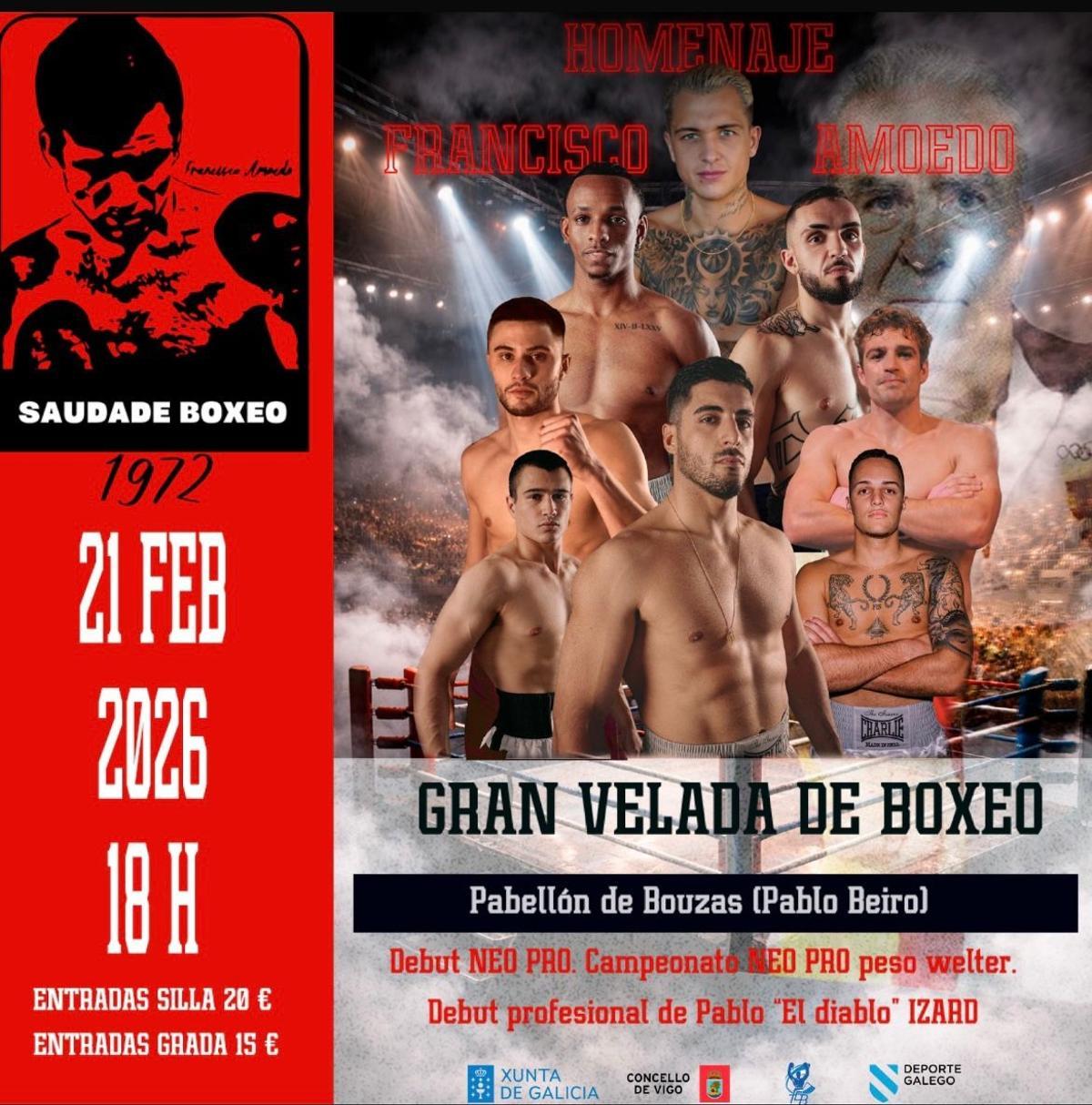 Cartel de la velada.