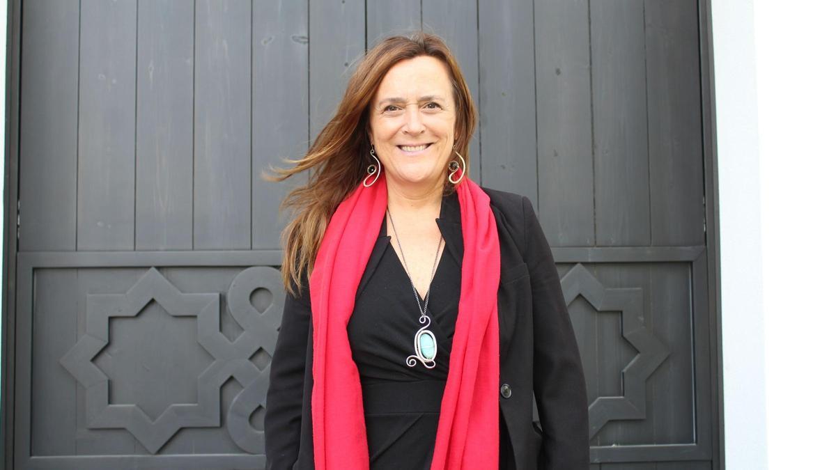 Amparo Alonso, experta en ética y tecnología, durante su visita a Zaragoza.