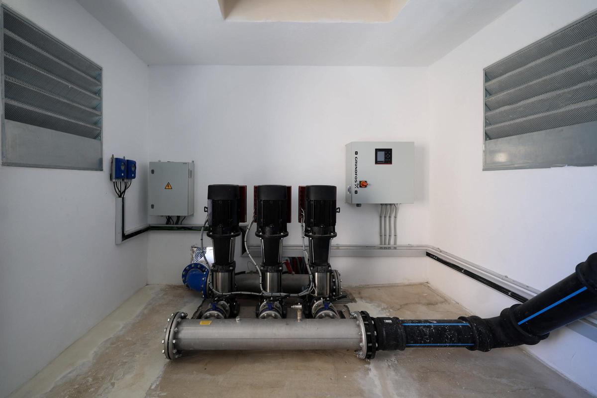 Bombas de suministro utilizadas en la instalación