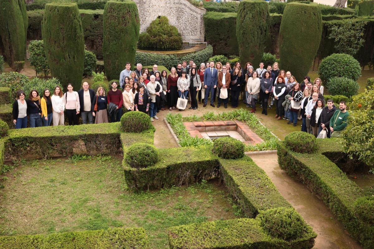 Foto de grupo de la empresa 'Aigües de Barcelona'.