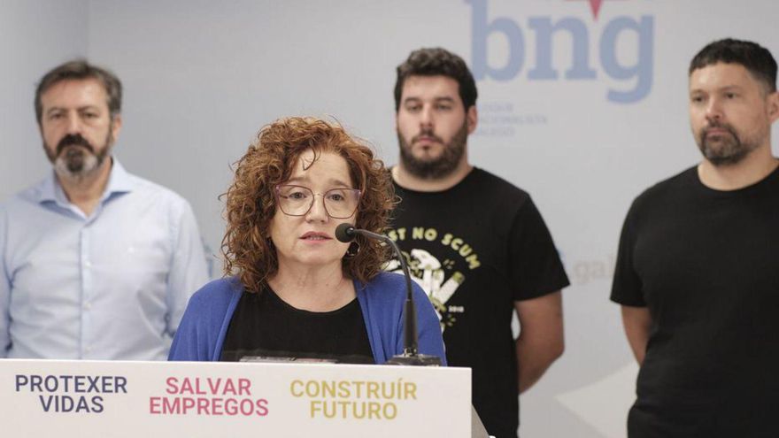 Montse Prado, portavoz de Sanidad del BNG en el Parlamento. | // FDV