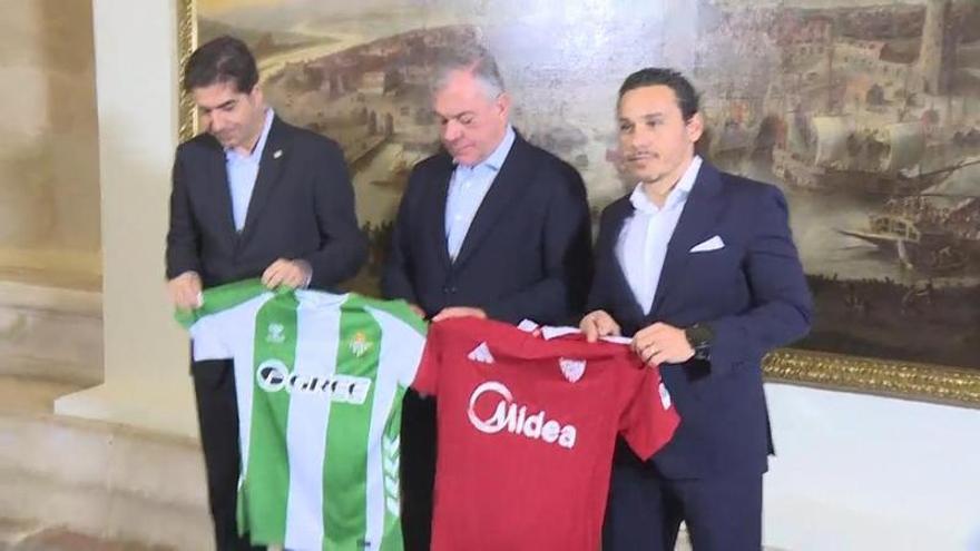 Máxima cordialidad entre las directivas de Betis y Sevilla antes del derbi