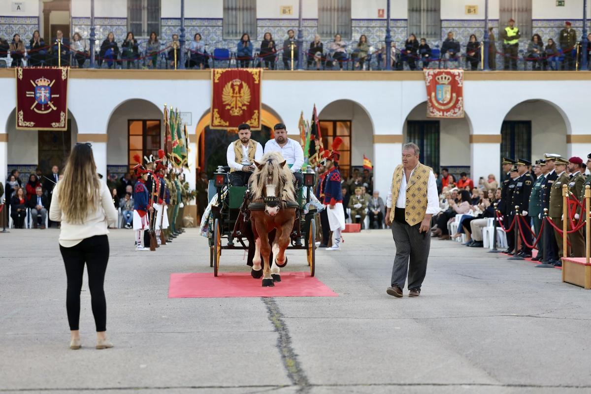 Homenaje de las Fuerzas Armadas y Guardia Civil a las Fallas de València de 2024