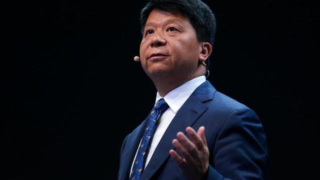 Guo Ping, presidente rotatorio de Huawei, en el Mobile World Congress de Barcelona.