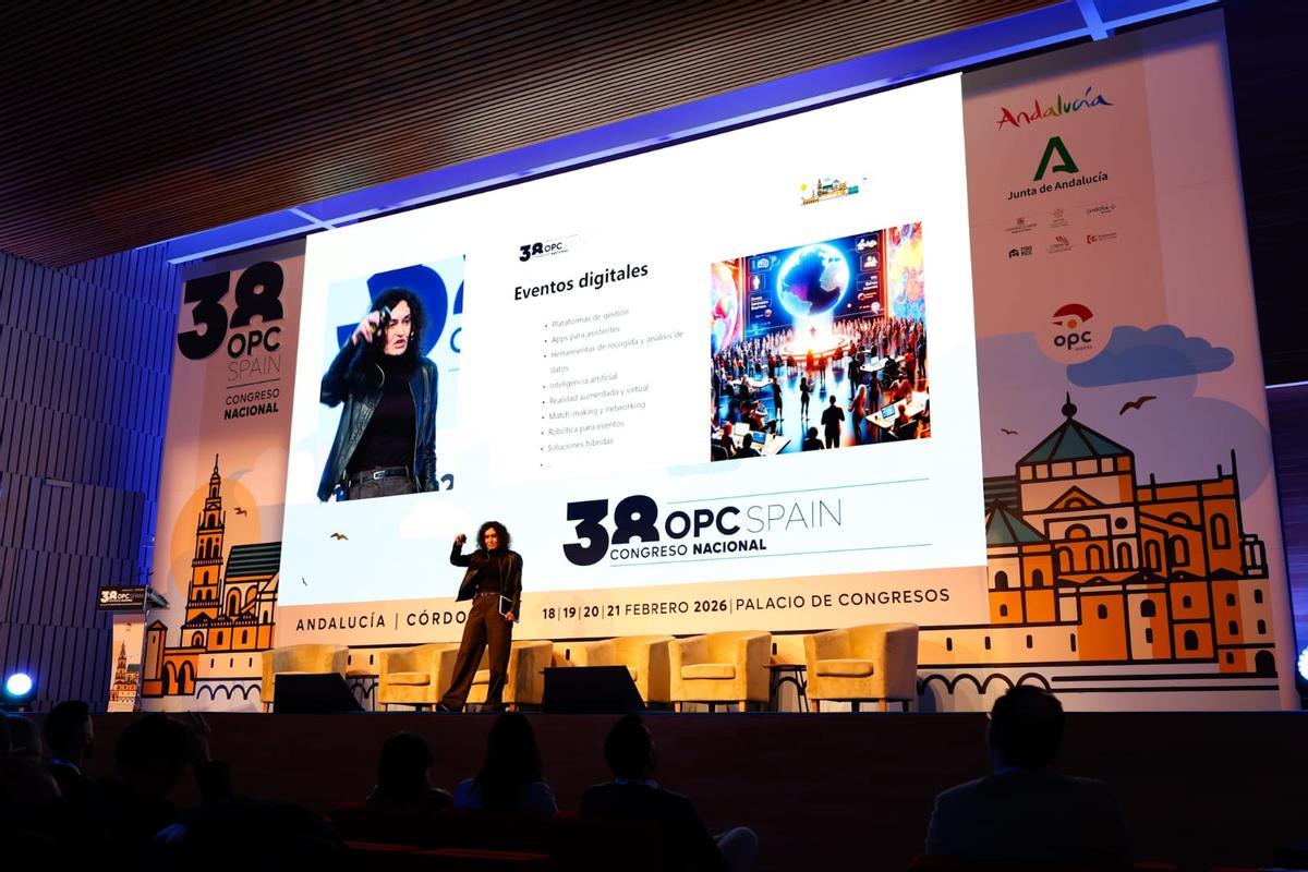 Sonia Serracarbassa en el Congreso OPC Spain celebrado en Córdoba.