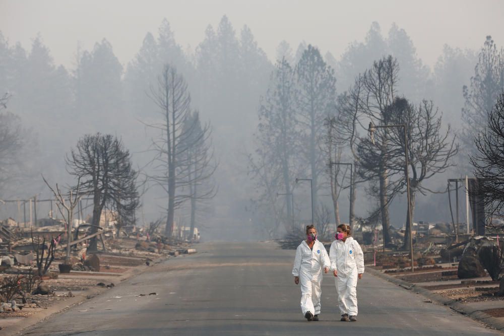 El devastador incendio de California, en imágenes