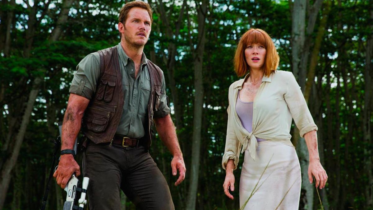 Owen y Claire escena de 'Jurassic World'