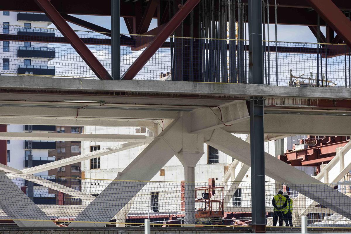 Así avanzan las obras del Roig Arena