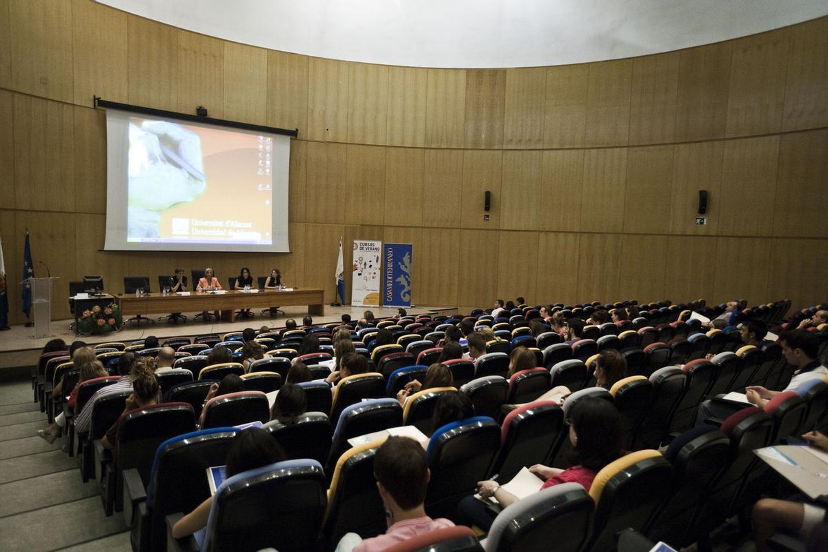 Un curso de verano de la UA, en imagen de archivo