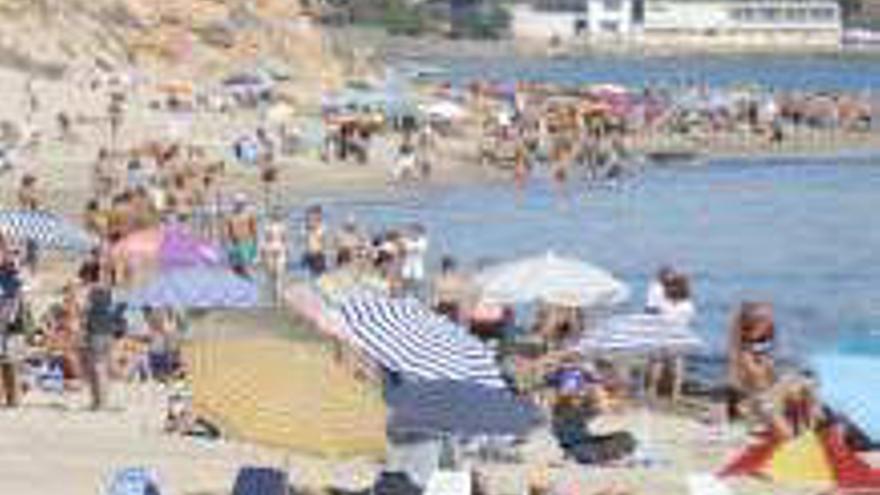 Una playa de Orihuela.