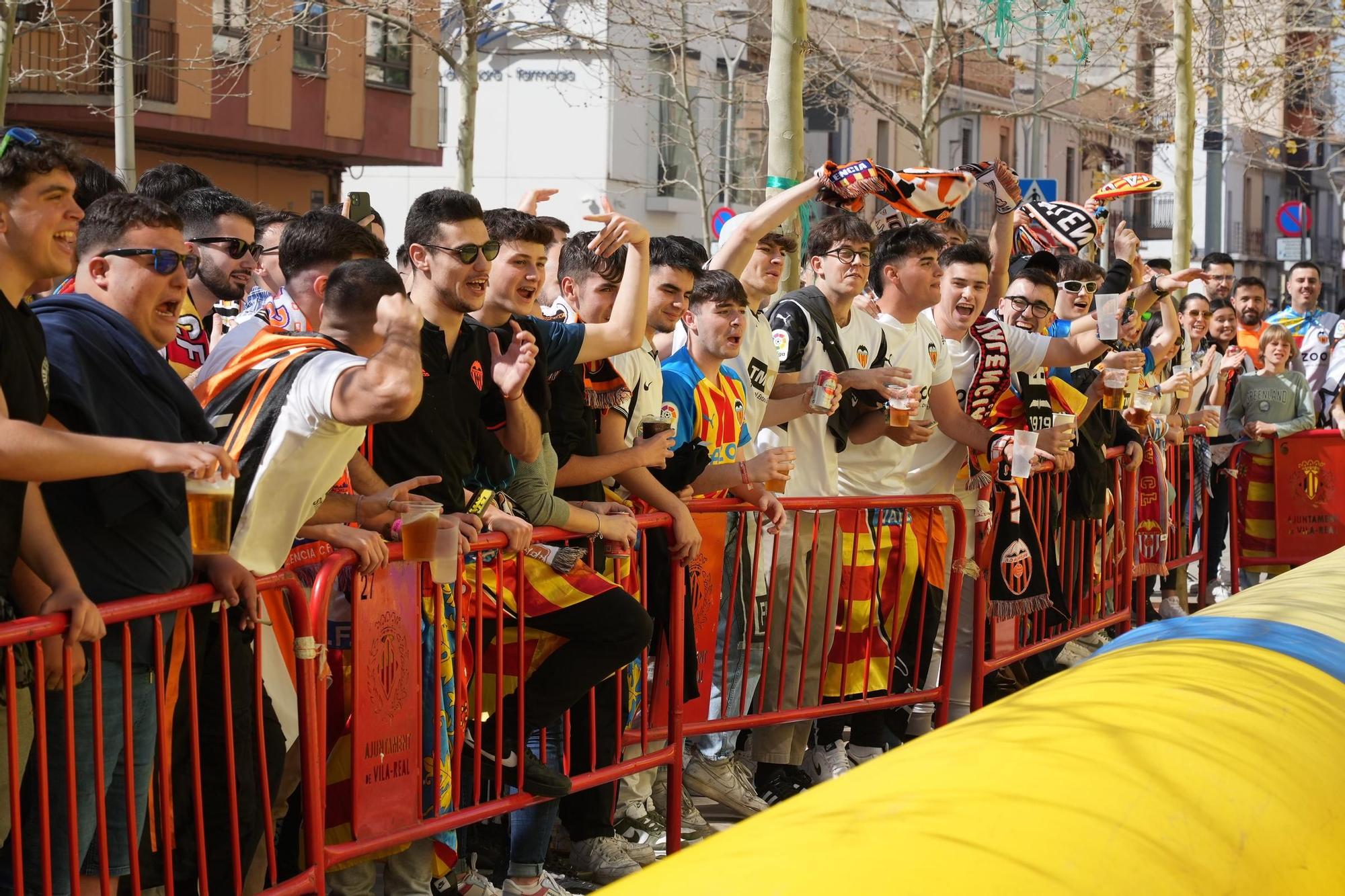 Galería | Ambientazo en la previa del Villarreal-Valencia