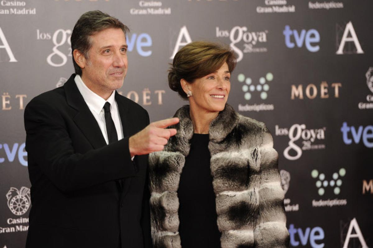 Emilio Aragón junto a su mujer, Aruca Fernández