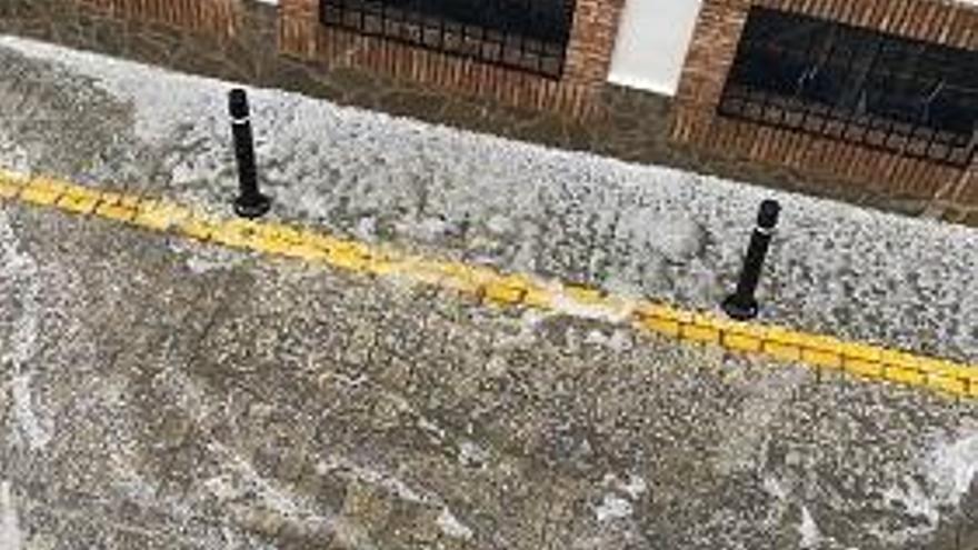 Intensa granizada en distintas localidades de la Campiña sur de Córdoba