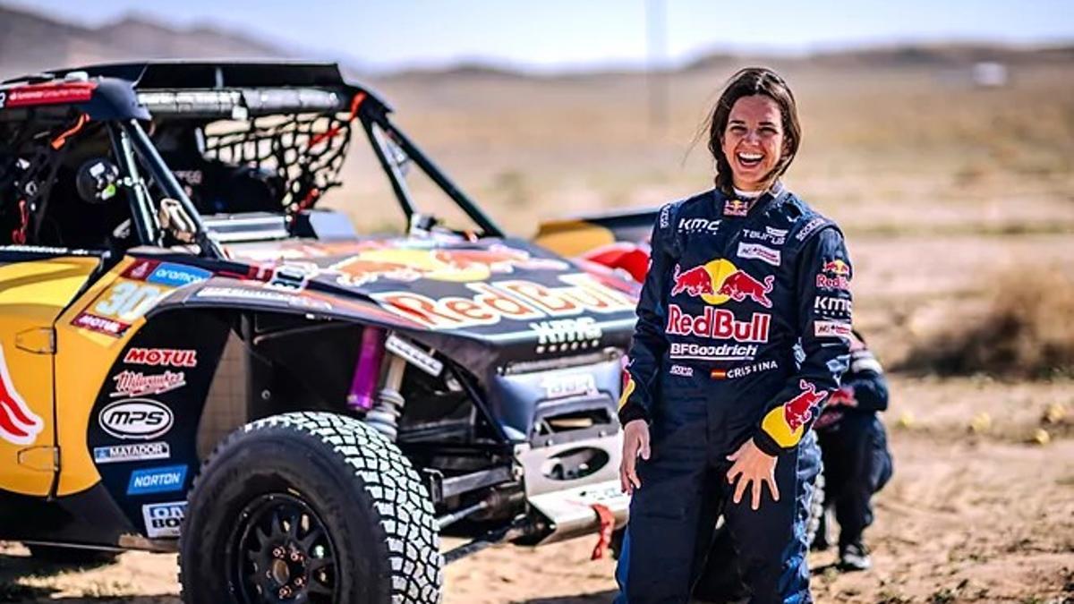 Cristina Gutiérrez, ganadora de la categoría Challenger del Rally Dakar.