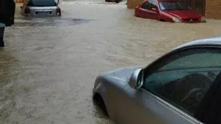 La DANA obliga a cortar la carretera de Tauste por inundación, retrasa vuelos y deja más de 100 litros en el Pirineo