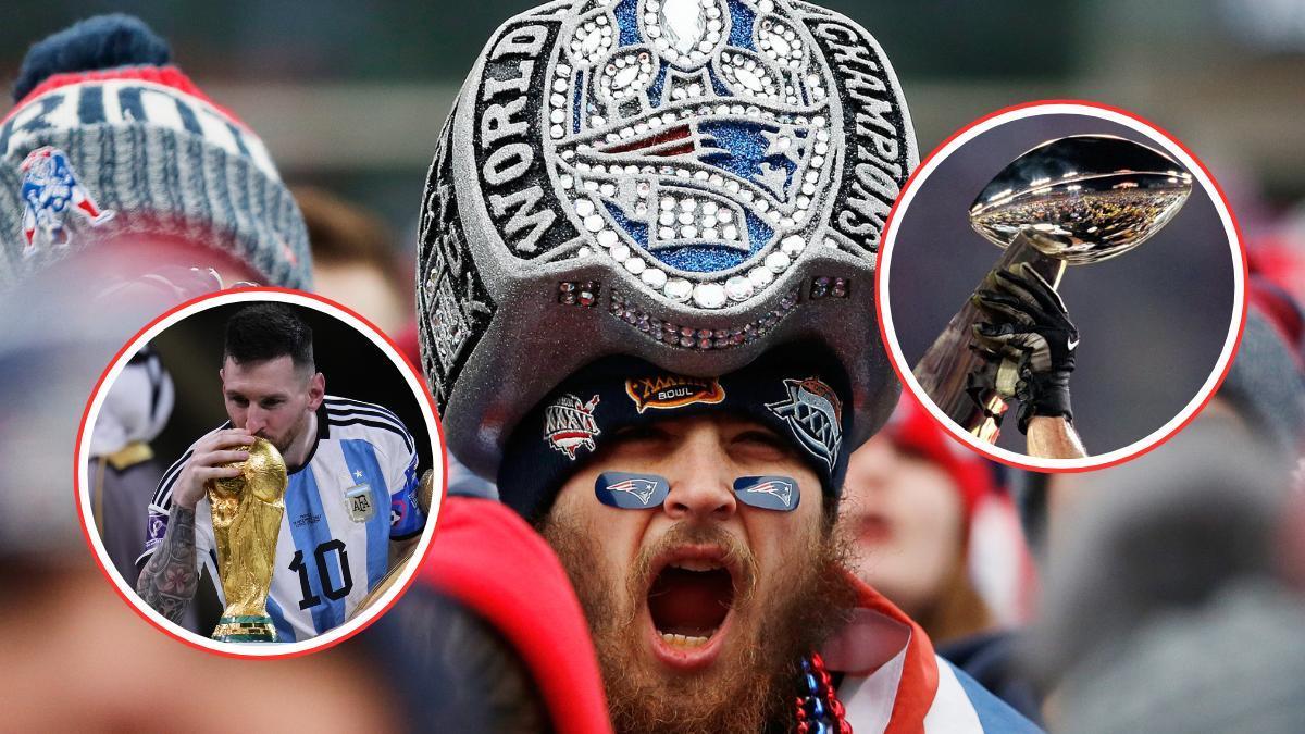 ¿Super Bowl o final del Mundial? Los aficionados al fútbol americano responden.