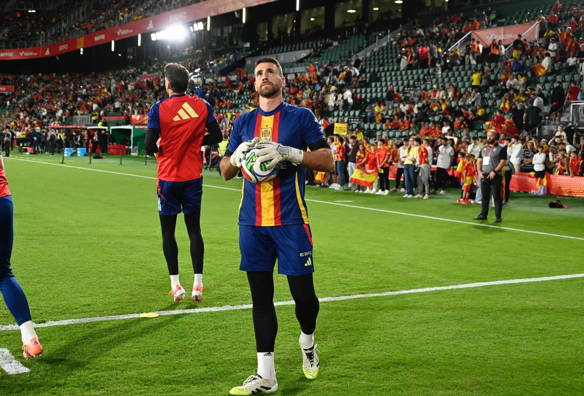 España - Georgia, en imágenes