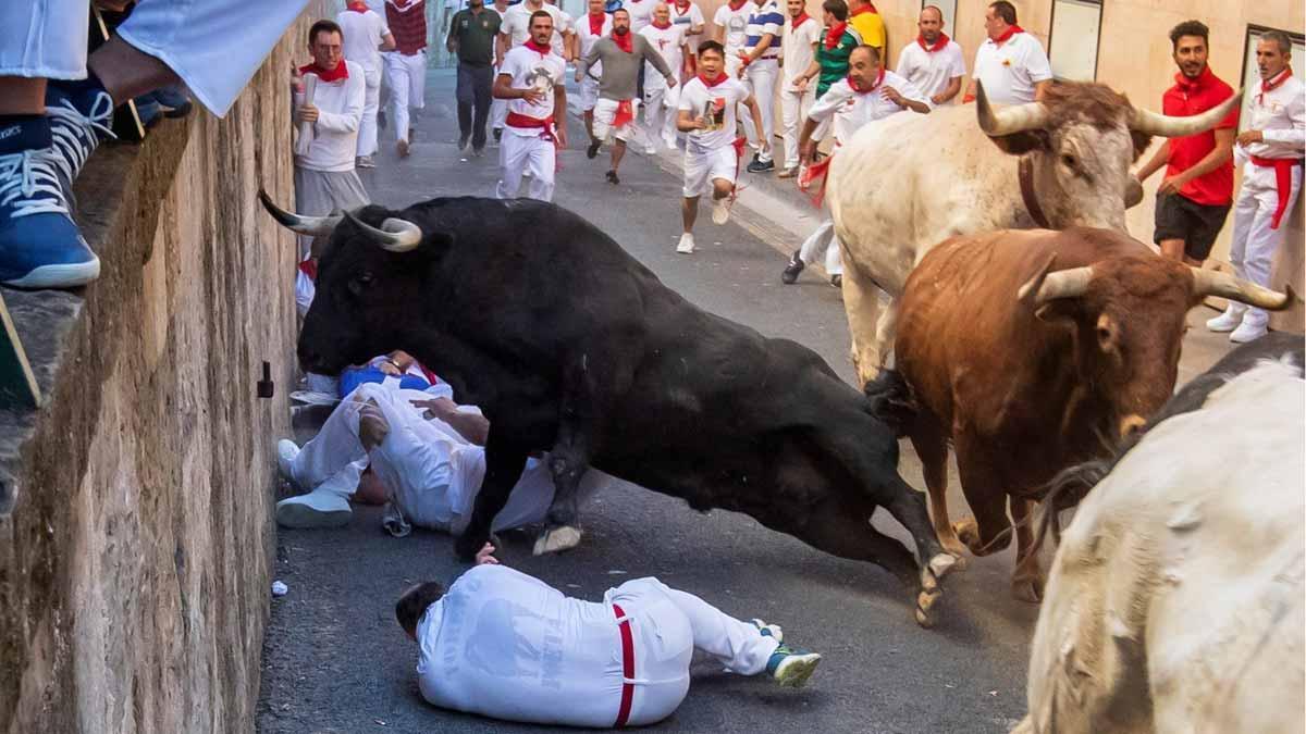 Sexto encierro de San Fermín 2019