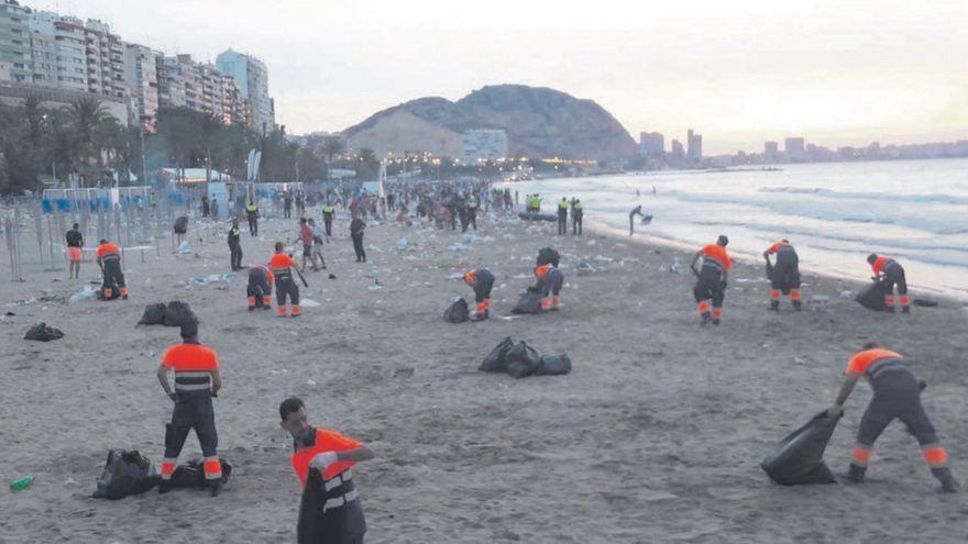 La limpieza de las playas también será reforzada por UTE Alicante.