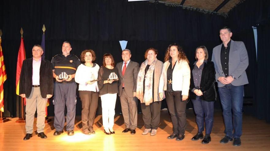 Un momento del acto oficial celebrado ayer por la noche en el Casal de Cultura.