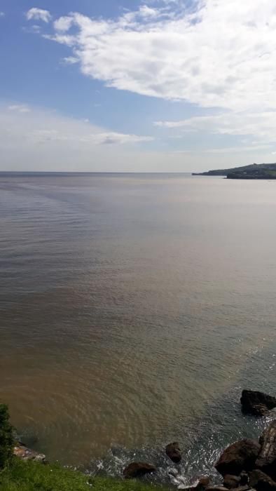 Una mancha marrón obliga a cerrar de nuevo la playa de San Lorenzo