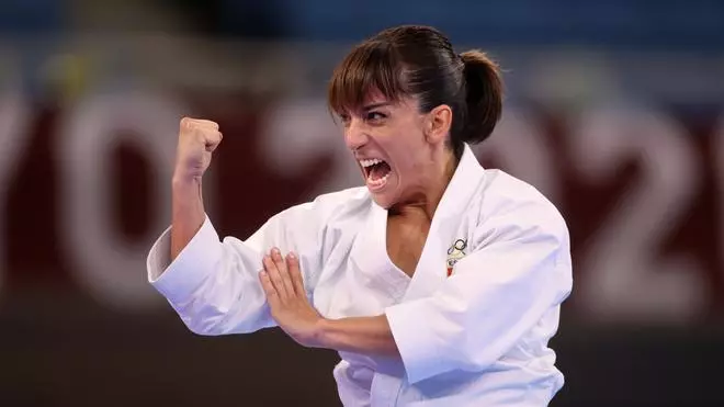 La familia de Sandra Sánchez celebra su medalla de oro