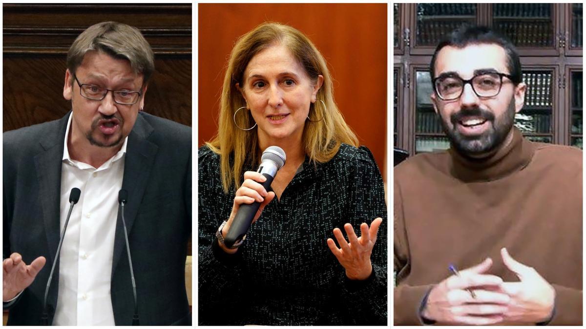 Xavier Domènech, Dolors Camats y Adrià Porta