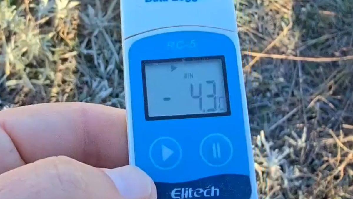 Este es el pueblo de la Región de Murcia donde ya han amanecido con el agua congelada El termómetro ha caído hasta los  4,3 grados