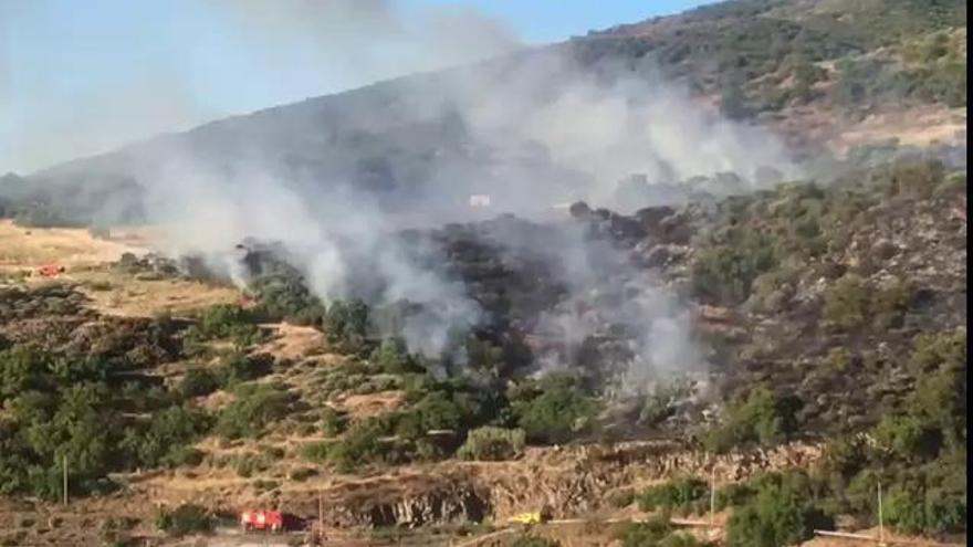 Incendio forestal en Telde e Ingenio