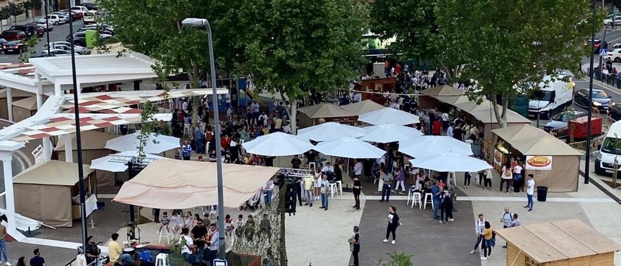 Celebración del Fórum Enogastronómico en Plaza de Extremadura