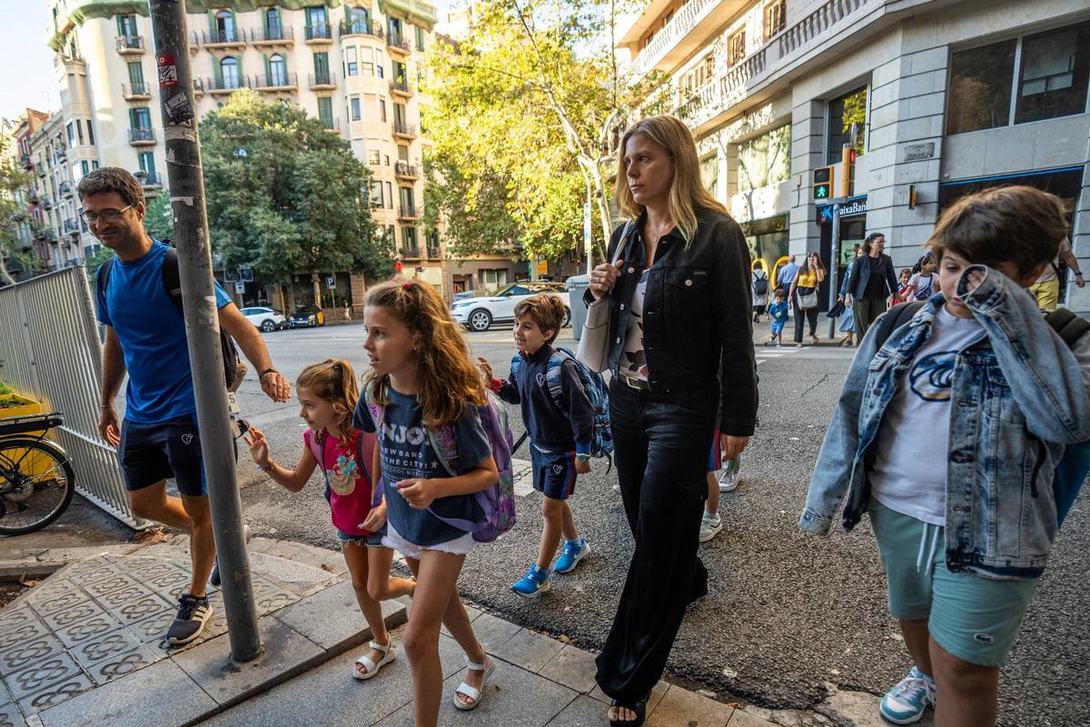 Vuelta al cole en la Escola Pia Sant Miquel de Barcelona