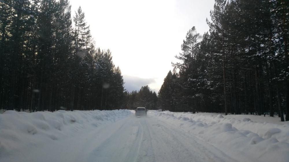 Dos montañeros de Granja de Moreruela, en el Polar