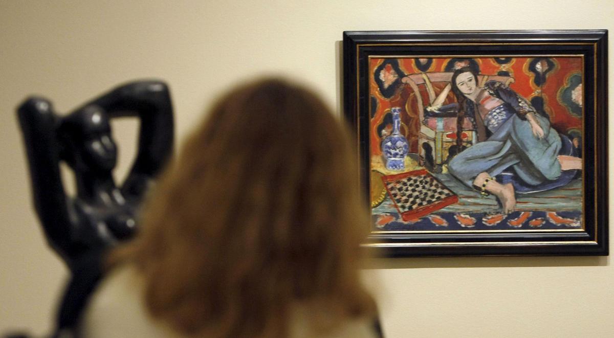 Una obra de Matisse en el Museo Thyssen de Madrid.