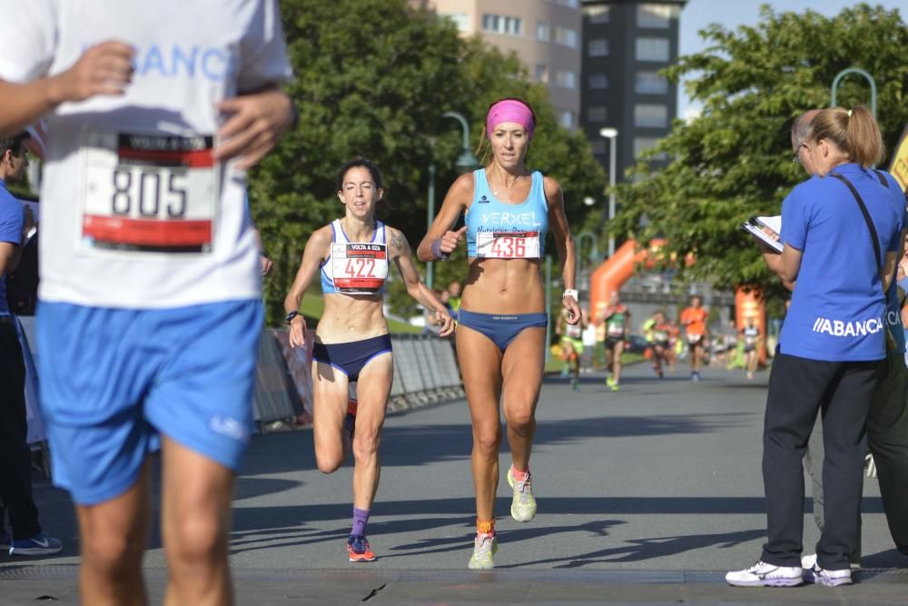 Abdelaziz Fatihi y Sofía Fernández se imponen en la carrera de San Pedro de Visma.