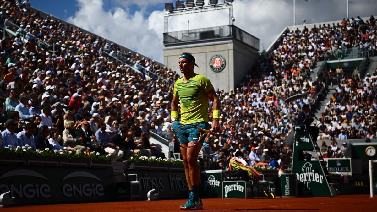 Nadal, en una Suzanne Lenglen hasta la bandera