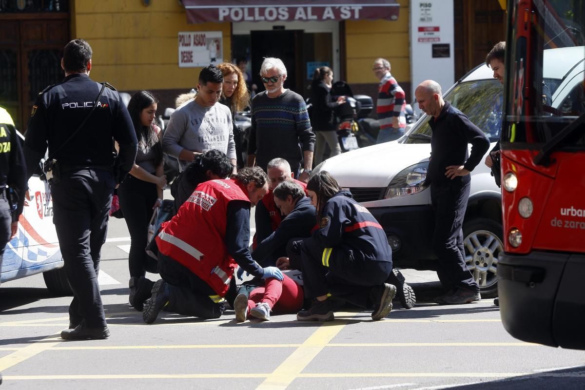 Atropello en Plaza San Miguel