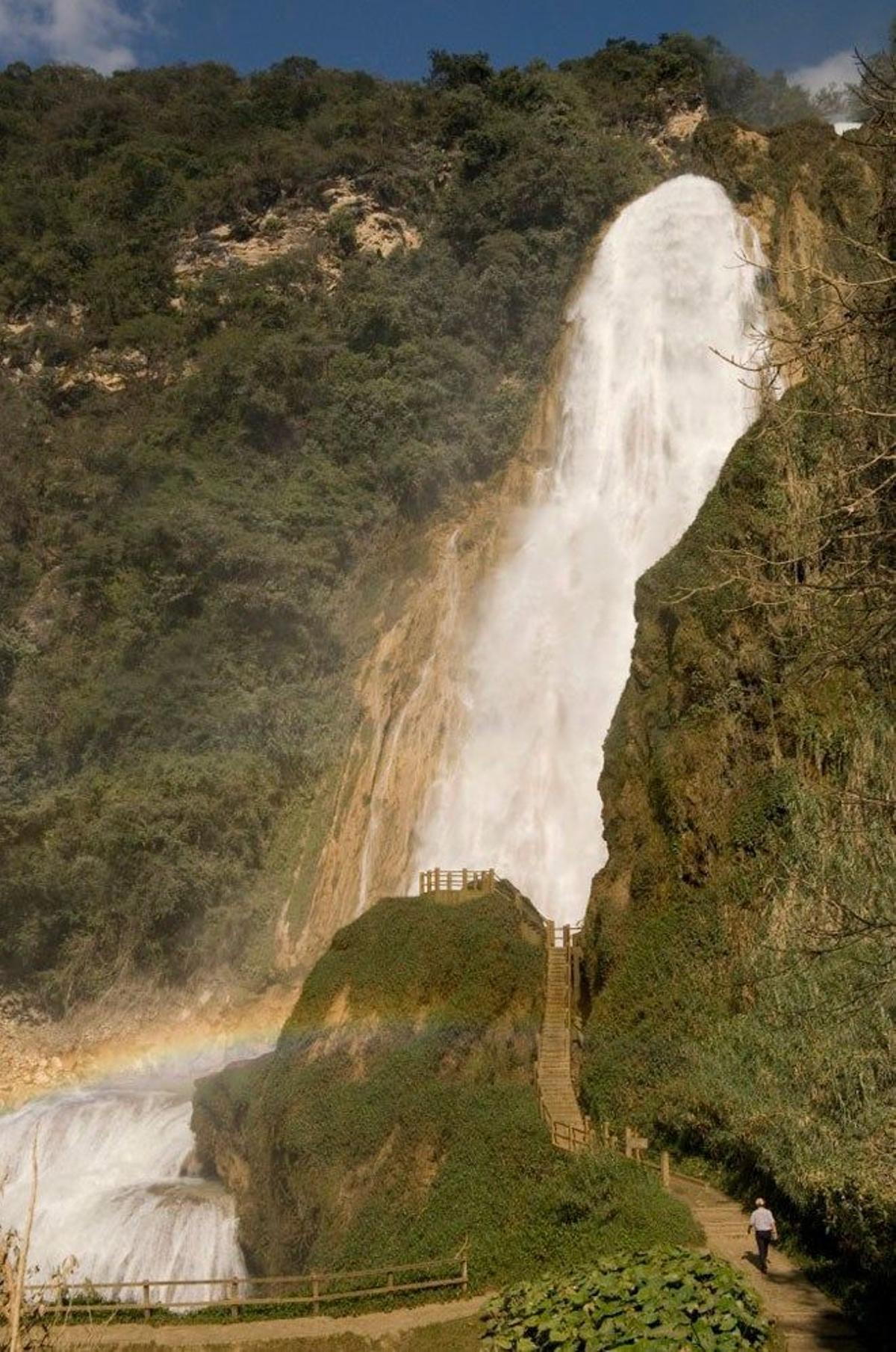 Las cascadas El Chiflón son las más espectaculares de Chiapas, México.