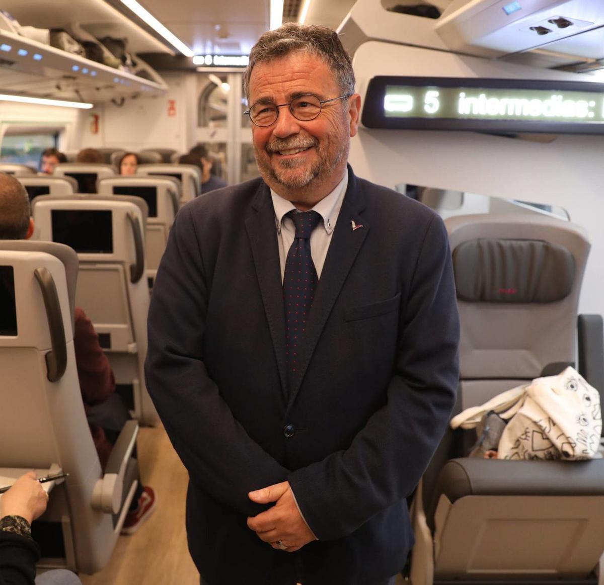 Mariano Santiso, en la inauguración de la Variante. | Luisma Murias