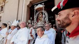 Día grande de la Virgen de Candelaria, aunque con menos peregrinos de lo esperado
