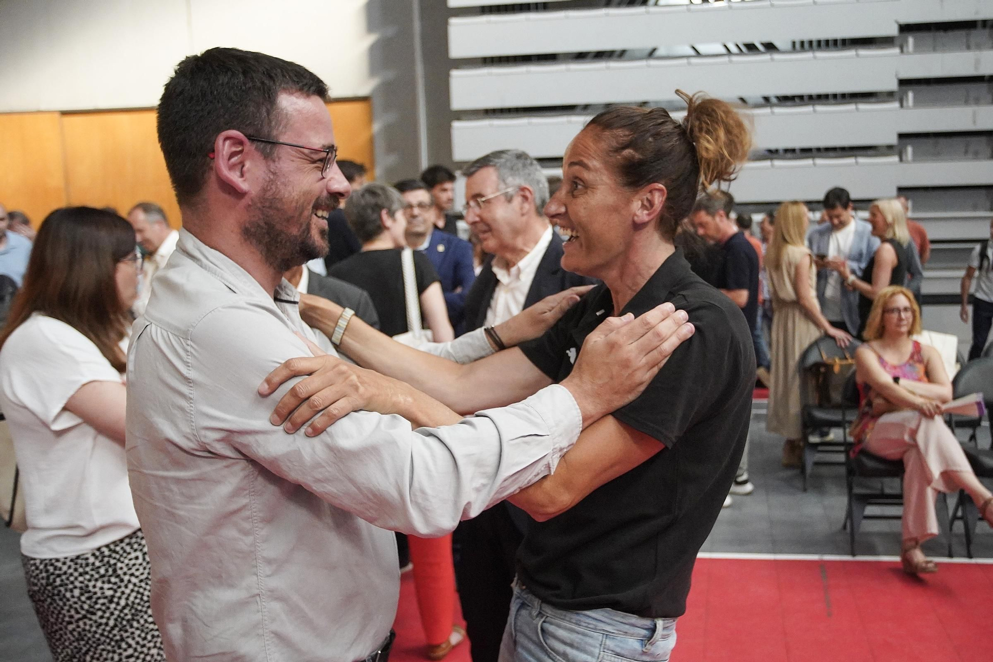 Les fotos de l'anunci de la fusió entre l'Uni i el Bàsquet Girona