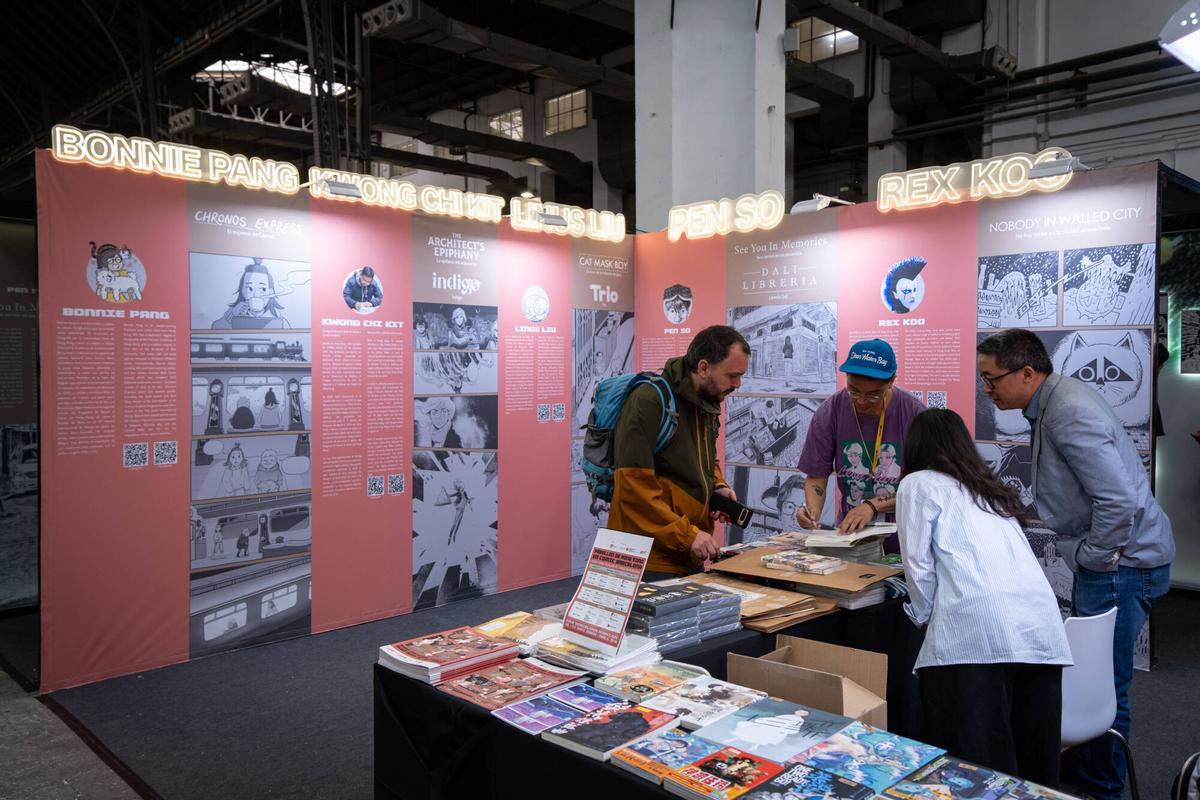 Stand de Hong Kong del salon de comic de Barcelona