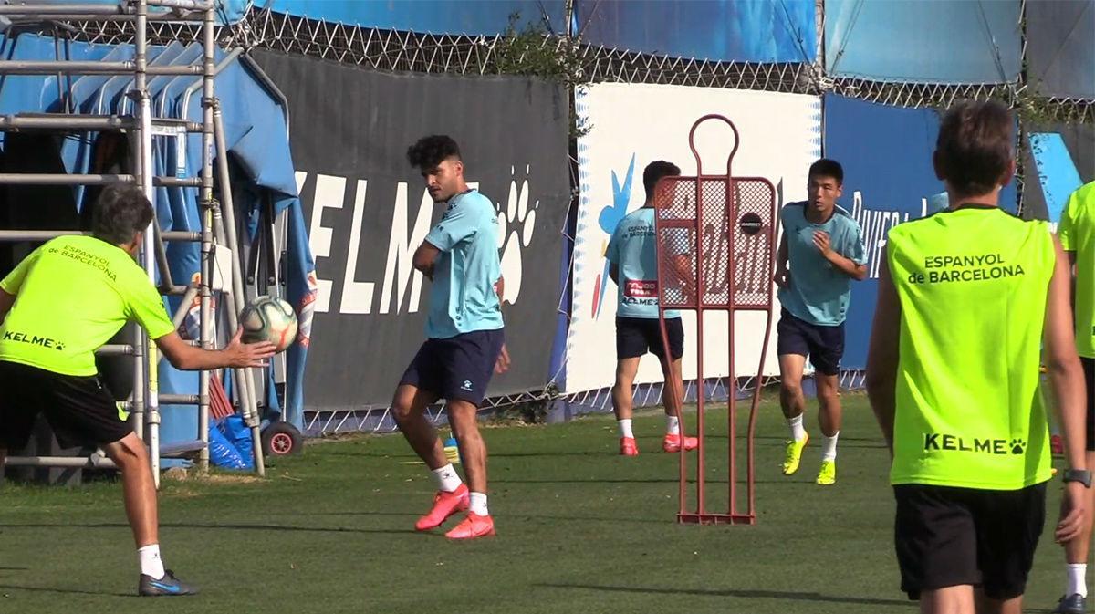 El Espanyol se entrena buscando reencontrar las buenas sensaciones