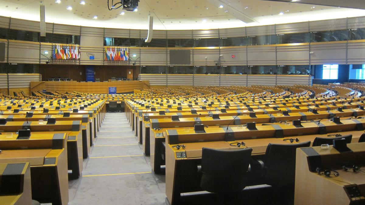 Sede del Parlamento Europeo en Bruselas.