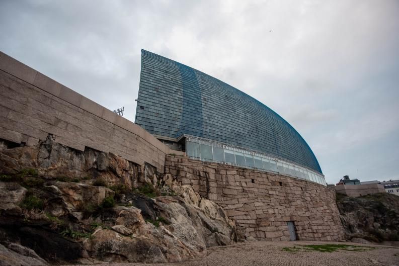Vista de la Domus en A Coruña. | // CASTELEIRO / ROLLER AGENCIA