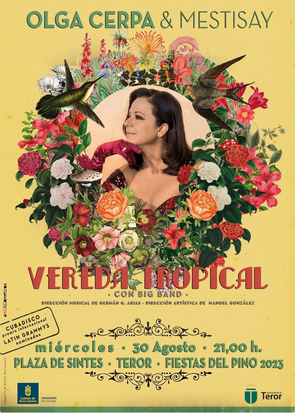 Cartel del concierto 'Vereda Tropical'