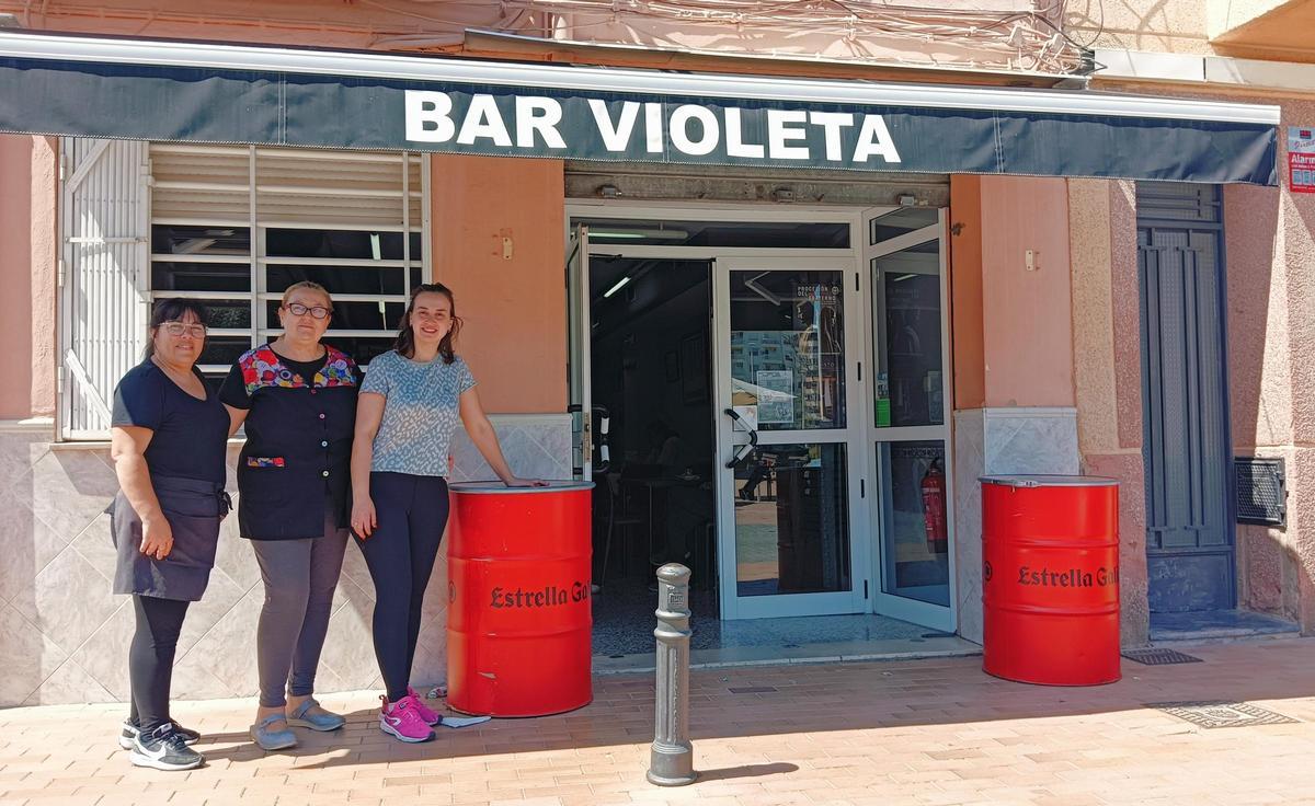 Exterior del Bar Violeta.