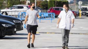 Los jugadores de baloncesto del FC Barcelona pasan los exámenes médicos del coronavirus