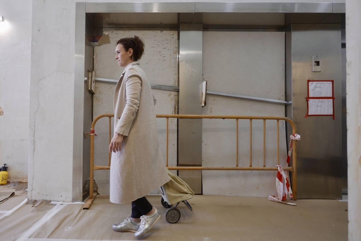 Imagen de archivo del mes de marzo de un edificio de La Torre con el ascensor estropeado.